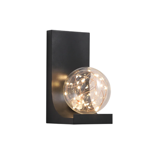Homary Modern Black LED Wall Sconce