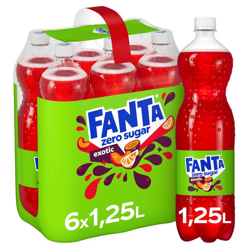 Fanta Exotic Zero Sugar 6x1.25L