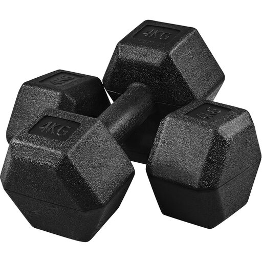 Yaheetech Hex Dumbbells Set, 2x4kg