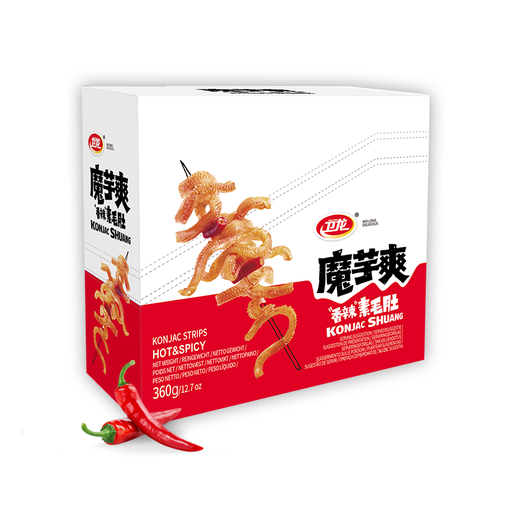 Wei Long Konjac Crisps, Vegetarian Tripe-Style