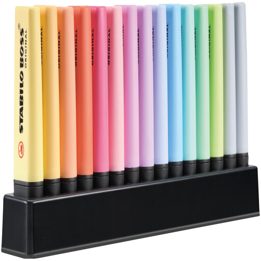 STABILO BOSS ORIGINAL Pastel Highlighter Set 15