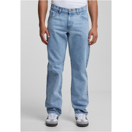 Urban Classics Heavy Ounce Straight Fit Jeans in new light blue washed