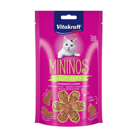 Vitakraft Cat Snack Mininos Duck Slices 40g