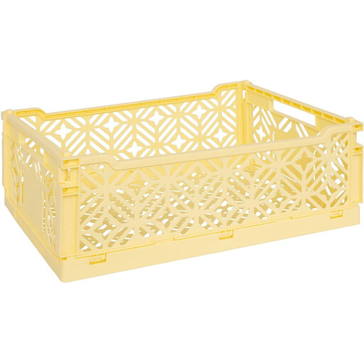 Atmosphera Folding Storage Box in Yellow