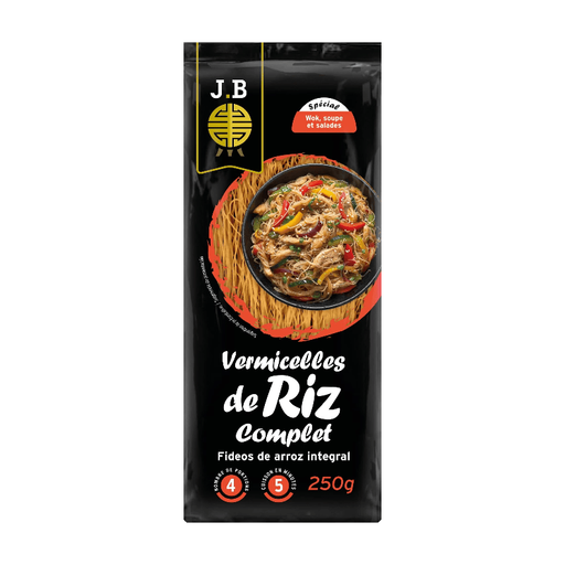 J.B JAPON wholegrain rice vermicelli, 250 g