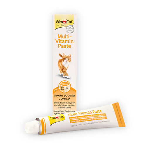 GimCat Multi-Vitamin Paste, Healthy Cat Snack
