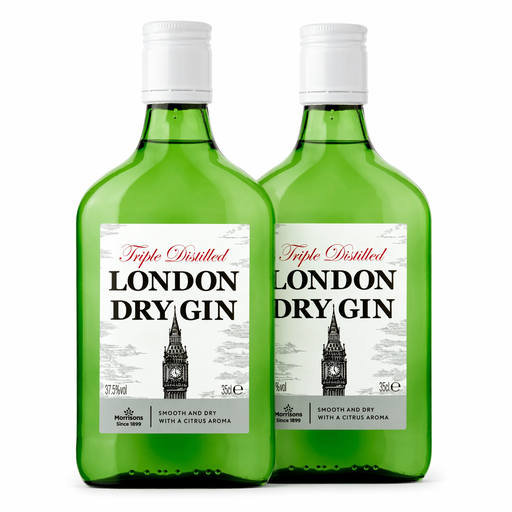 2 瓶装 Morrisons London Dry Gin 35cl