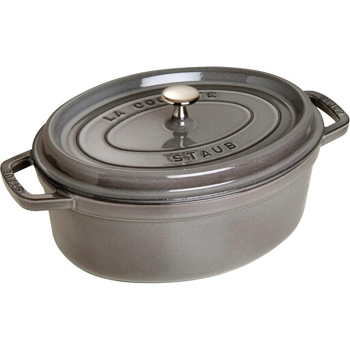 STAUB Cocotte Cast Iron Braiser, oval, 37 cm
