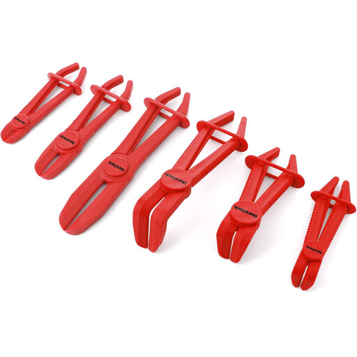 Jeu de 6 pinces à collier de serrage DURATECH