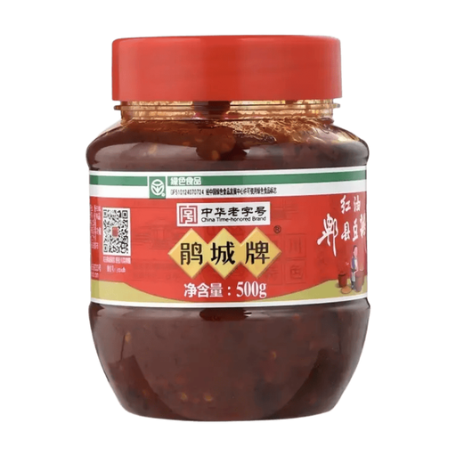 Juancheng Brand Red Oil Pixian Bean Paste 500g