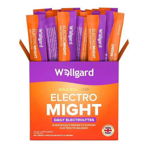 Wellgard Electromight Sugar-Free Electrolyte Hydration Support Sachets