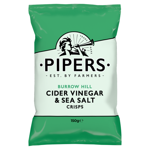 Pipers Burrow Hill Cider Vinegar & Sea Salt Crisps