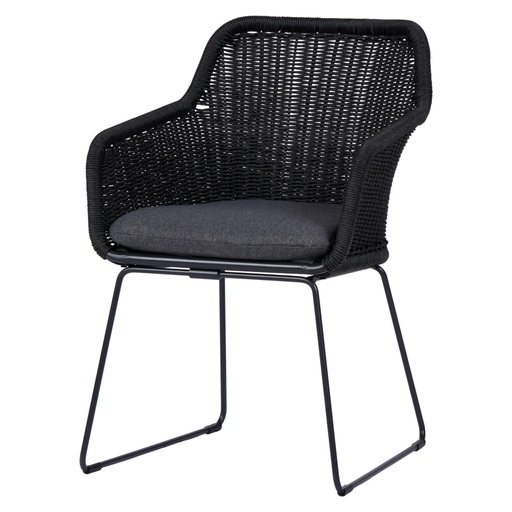 Modern and Comfortable Black Garden Chair