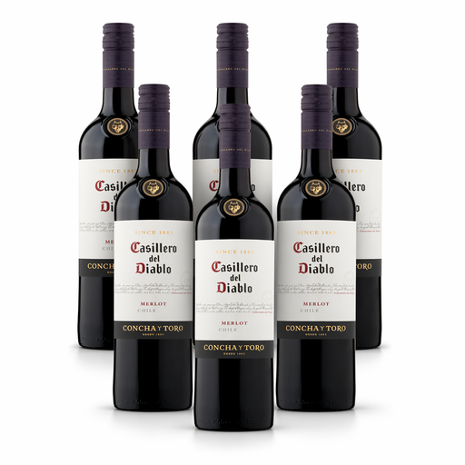 整箱优惠 Casillero Del Diablo 梅洛红葡萄酒 75 cl