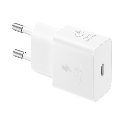 Samsung EP-T2510 White Smartphone AC Adapter, USB Fast Charging, Indoor