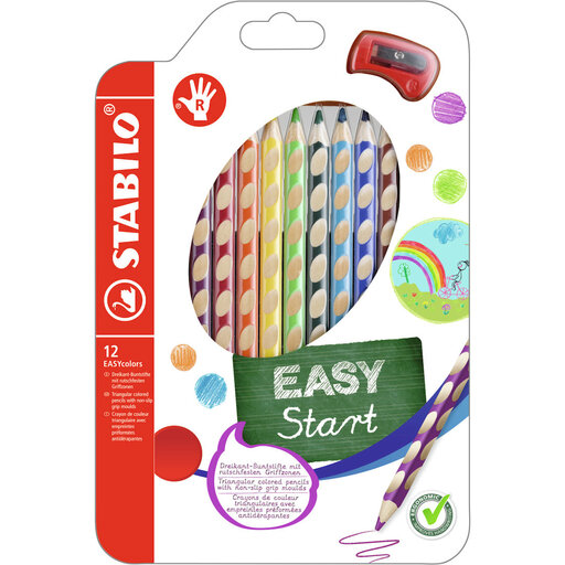 STABILO EASYcolors Ergonomic Colouring Pencil - Right-Handed
