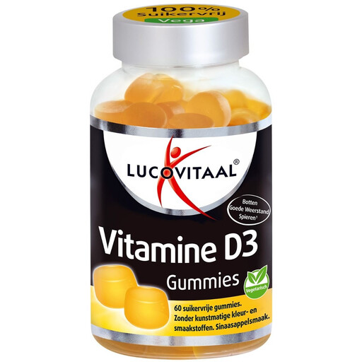 Lucovitaal Vitamine D3 60 Vegan Gummies