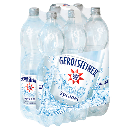 Gerolsteiner 经典强气泡矿泉水 6x1.5L