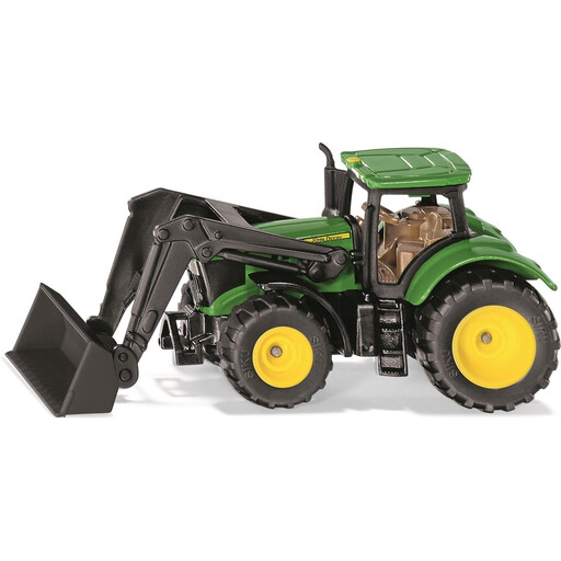 Siku John Deere Tractor with Front Loader - 1:87, Green