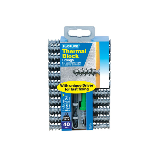 PLASPLUGS Thermal Block Fixings