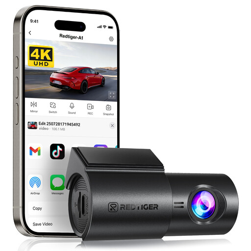 REDTIGER A1 4K Mini Dash Cam