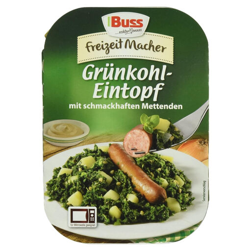Buss Freizeitmacher Kale Stew with Mettwurst Sausage 300g