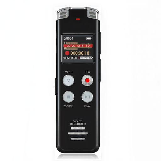 Rexsun 128GB Portable Digital Voice Recorder with LCD Screen