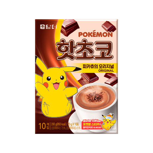 DAMTUH Pokémon 热巧克力，10 袋装，每袋 20 g