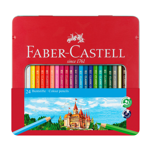 Faber-Castell set of 24 coloured pencils