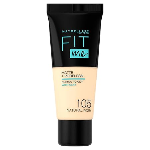 Maybelline Fit Me Matte + Poreless Foundation 30ml - 105 Natural Ivory