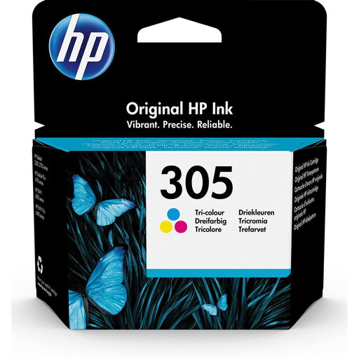 HP 305 Cartouche d'encre Trois couleurs Originale