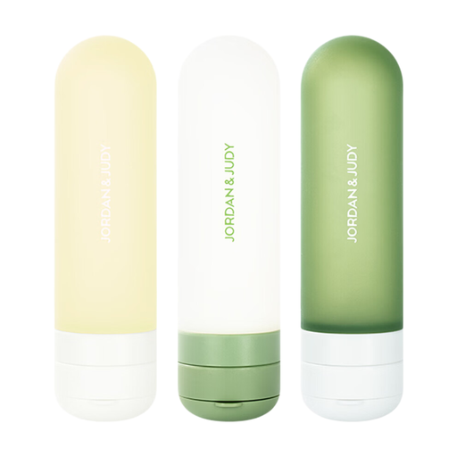 JORDAN&JUDY Travel Silicone Refillable Bottle Set