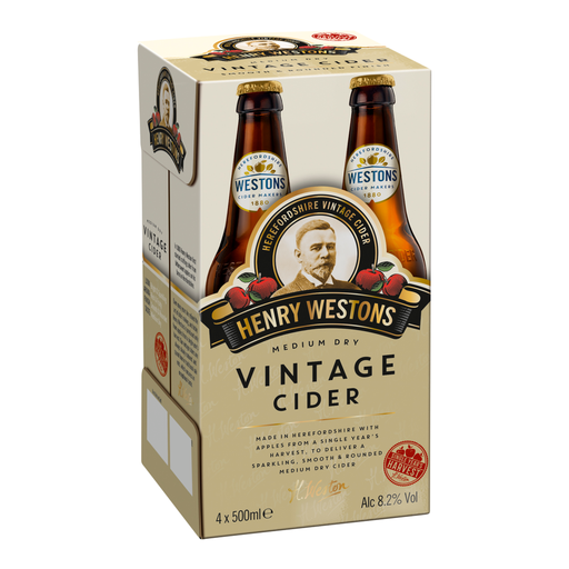 Henry Westons Vintage 8.2% 4 x 500ml