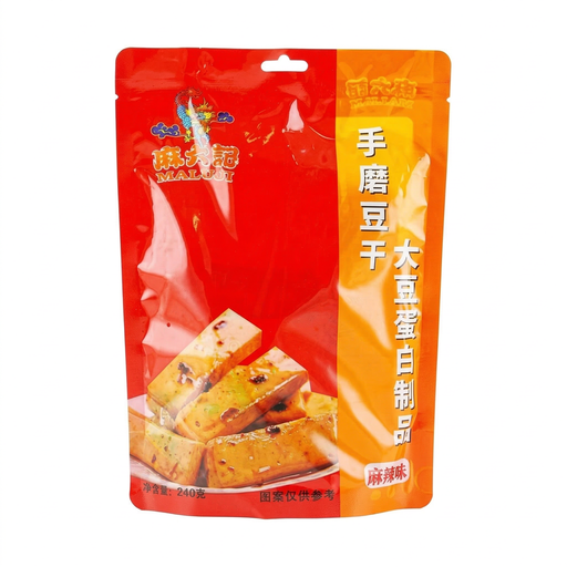 Maluji Hand-Grind Dried Tofu (Mala Flavor) 240g