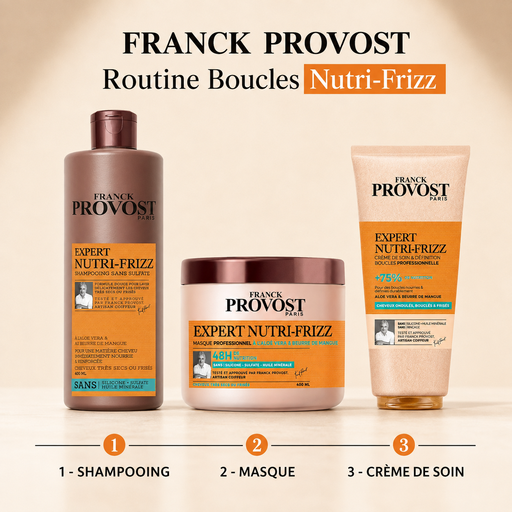 Franck Provost Nutri-Frizz Curl Routine