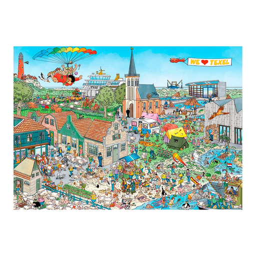 Jan Van Haasteren Island Retreat Puzzle 1000 pieces