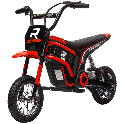 HOMCOM 24V Kids Electric Motorbike for Ages 8-12 Years, Red