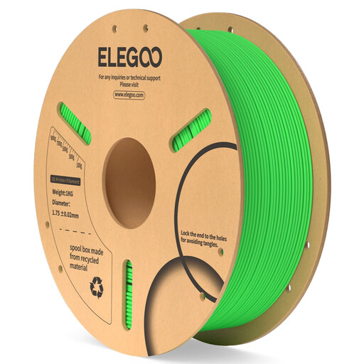 Elegoo PLA Filament 1kg Paper Spool-Light Green