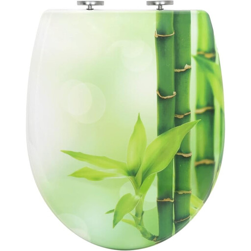 Woltu WC-Sitz Green Bamboo