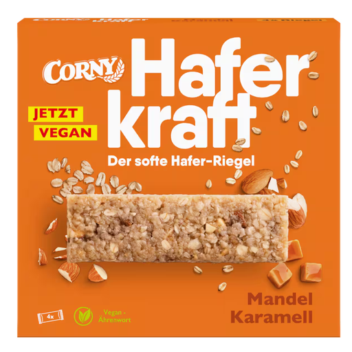 Corny Haferkraft Almond Caramel Muesli Bar 4 x 35 g