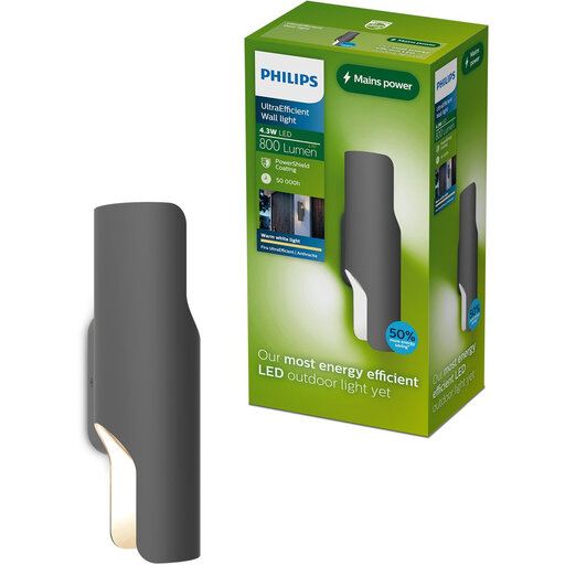 Philips Fira Wall Light - Anthracite
