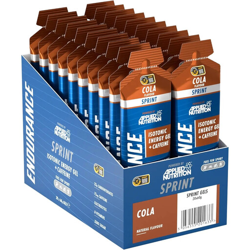 Applied Nutrition Sprint Energy Gel + Electrolytes 75mg Caffeine Cola Flavour