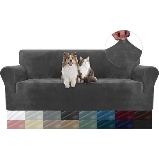 YSTYLE Stretch Sofa Cover in Grau