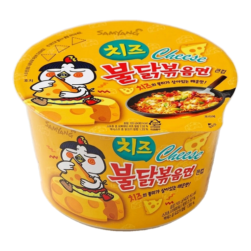 Samyang Big Cup Cheese Stir-fried Noodles 105g