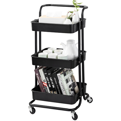 Maxcook 3 Layers Storage Rack Black MCWA983
