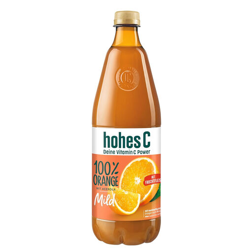 Hohes C Mild Orange mit Fruchtfleisch 100% 1L