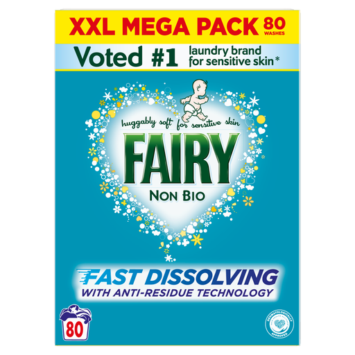 Fairy Non Bio Washing Powder 4KG