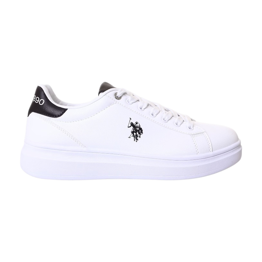 US POLO ASSN Men's Trainers ARIS001M/6YM1 White-Black 46