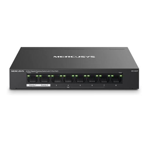 MERCUSYS MS108GP PoE Switch 8-Port Gigabit