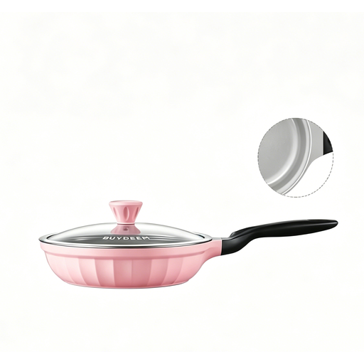 BUYDEEM Cast Aluminum Non Stick Frying Pan
